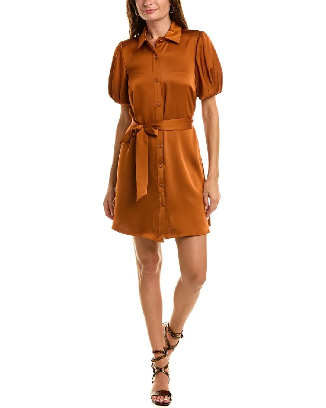 Women's shirt dress cruise -Sam Edelman Fluid Satin Shirtdress