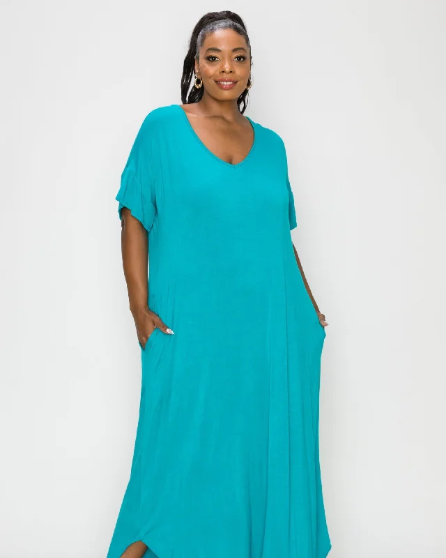 Women's maxi dress boutique -Scarlett Maxi Dress | Dark Jade