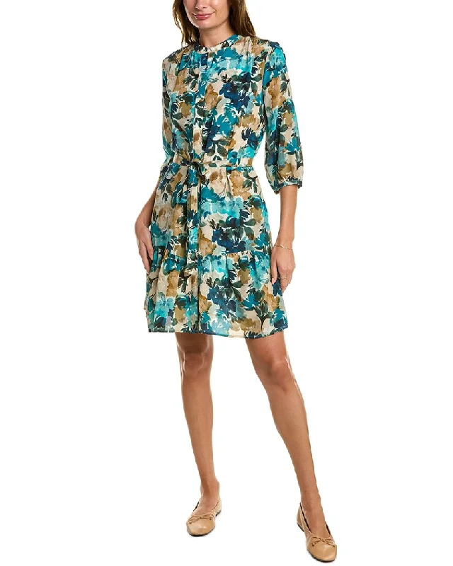 Women's shirt dress pocket -tyler böe Petra Silk Shirtdress