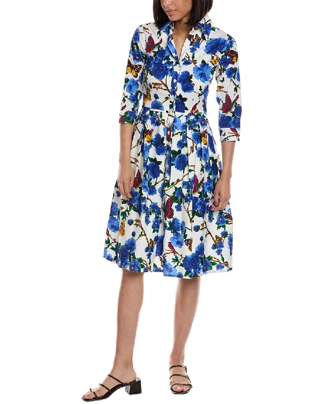 Women's shirt dress layered look -Samantha Sung Audrey Shirtdress