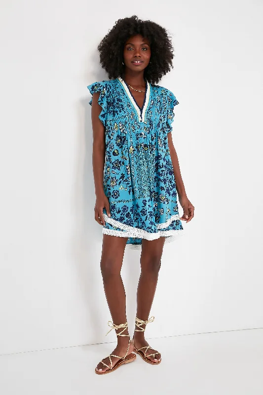 Women's mini dress boutique -Sky Botanique Sasha Mini Dress