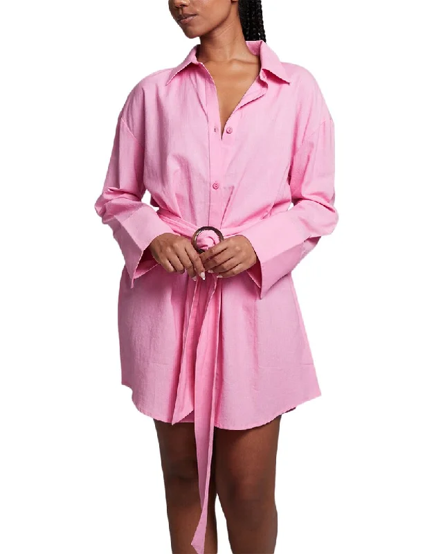 Women's shirt dress layered look -Chaser Pacific Coast Shirtdress