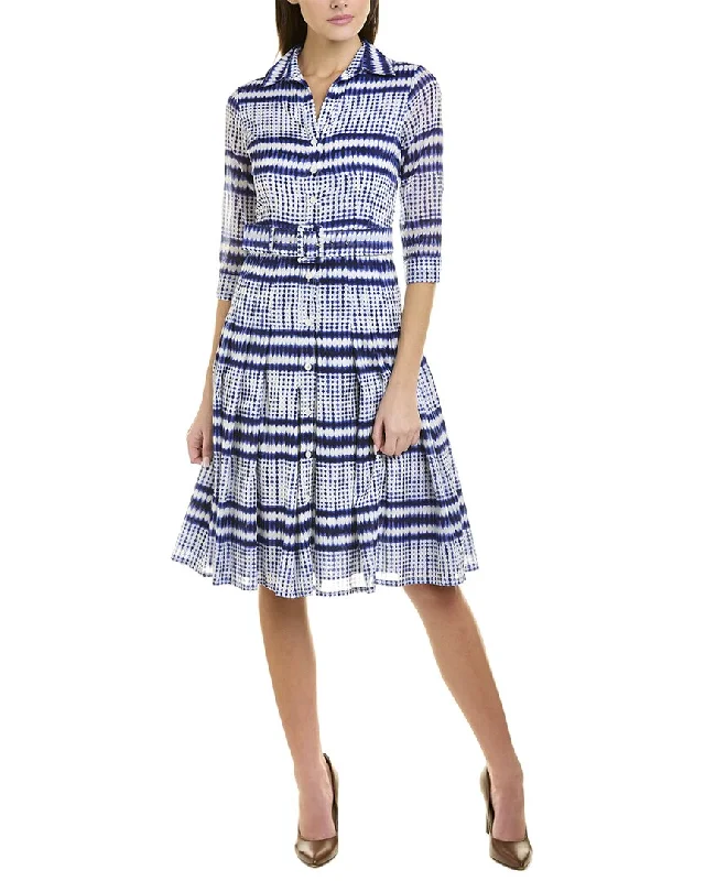 Women's shirt dress chic -Samantha Sung Patricia Shirtdress