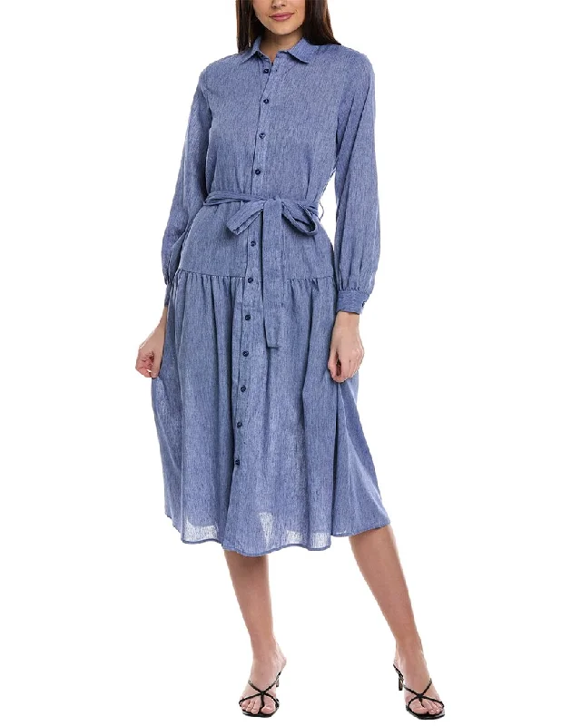 Women's shirt dress knitted -YAL New York Printed Shirtdress