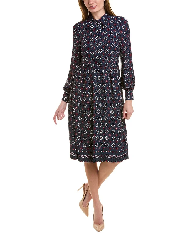 Women's shirt dress two piece look -Brooks Brothers Shirtdress