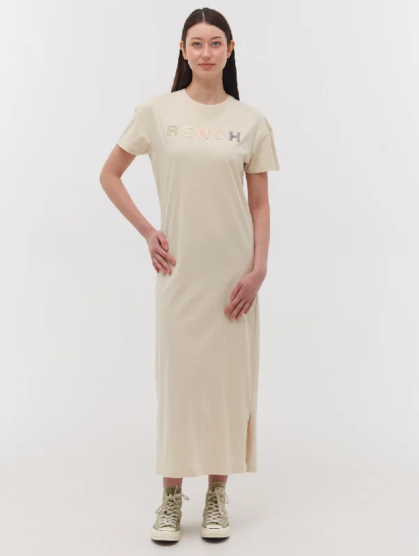 Women's shirt dress maternity -Tussah Chest Logo T-Shirt Dress