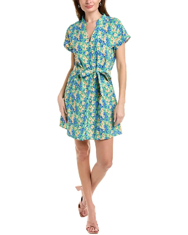 Women's shirt dress beach -ANNA KAY Textured Pullover Shirtdress