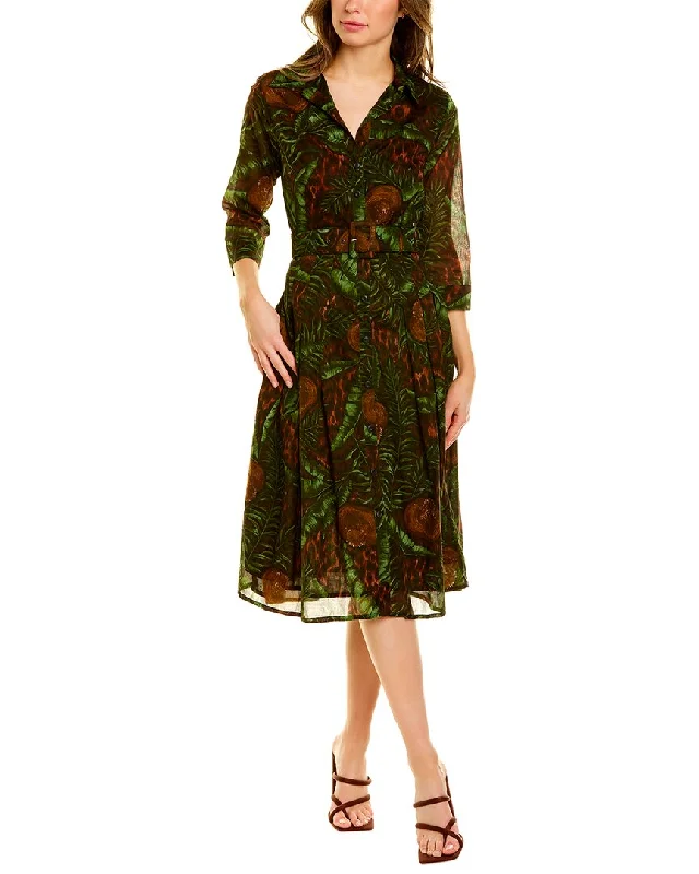 Women's shirt dress warm weather -Samantha Sung Audrey D #3 Shirtdress