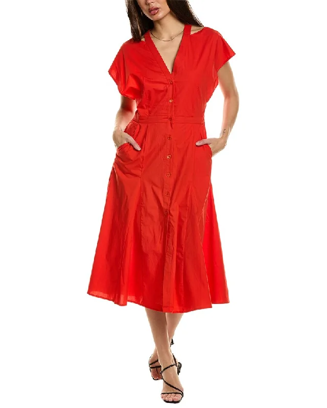 Women's shirt dress shirt tail -Equipment Doriane Shirtdress