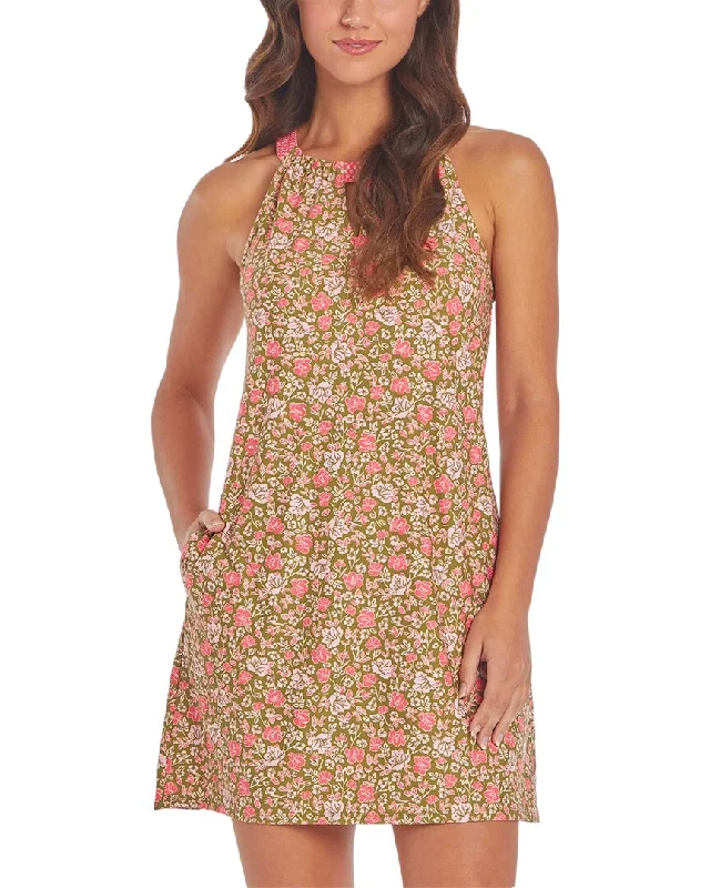 Ladies sleeveless dress semi-formal -Cabana Life Jetties Beach Sleeveless Shift Dress