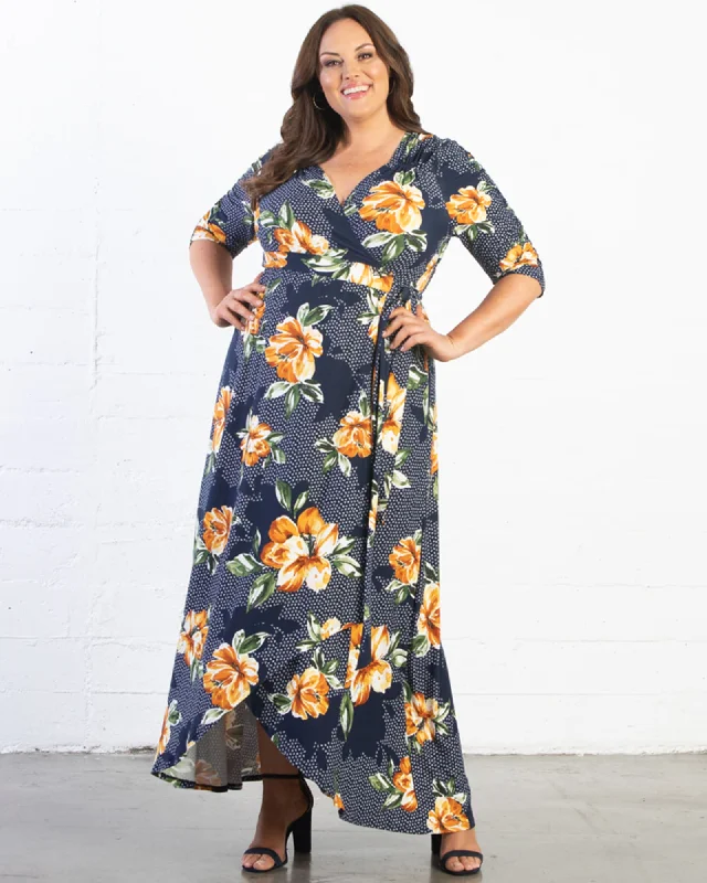 Women's maxi dress hipster -Meadow Dream Maxi Dress | AMBER BLOSSOMS