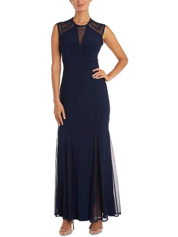 Ladies sleeveless dress special occasion -Womens Sleeveless High Waist Evening Dress