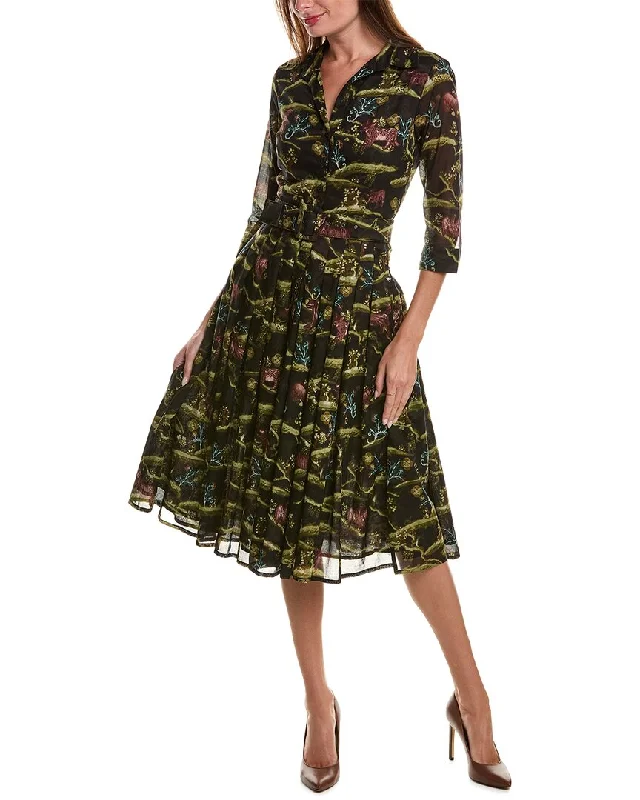 Women's shirt dress vibrant -Samantha Sung Audrey Shirtdress