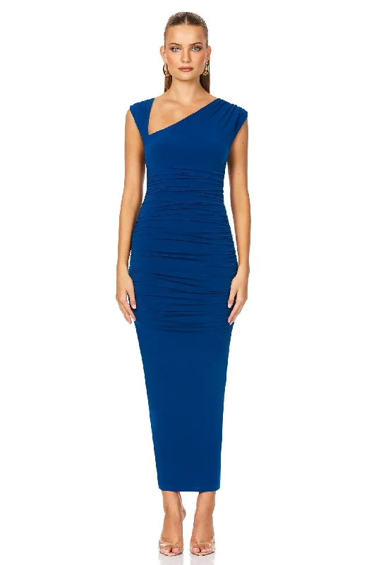 Ladies midi dress ruby -Nookie Dakota Midi Dress - Blue