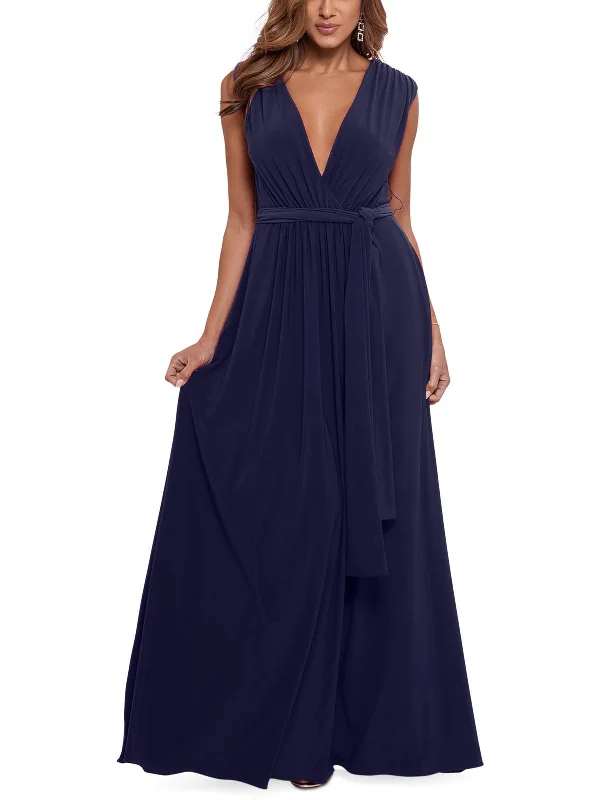 Ladies sleeveless dress festival -Womens Sleeveless Long Evening Dress