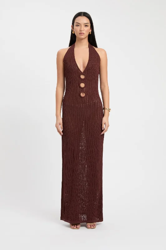 Women's maxi dress solid color -Samara Maxi Dress