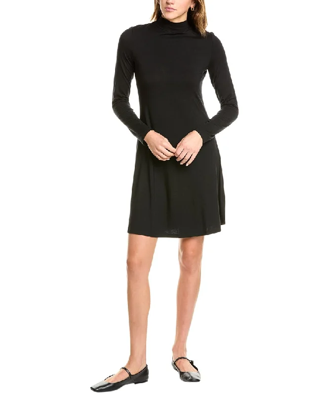 Women's shirt dress scalloped -Vince Mock T-Shirt Dress