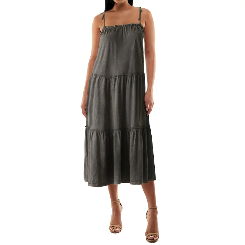 Women's maxi dress glamorous -Lucky Brand Women's Tiered Cami Cotton Maxi Dress