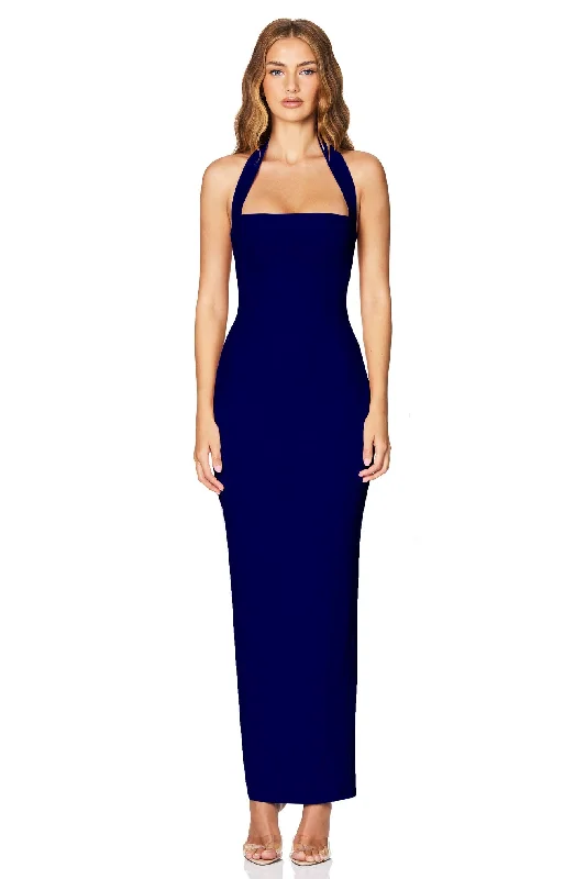 Women's maxi dress halter -Boulevard Maxi