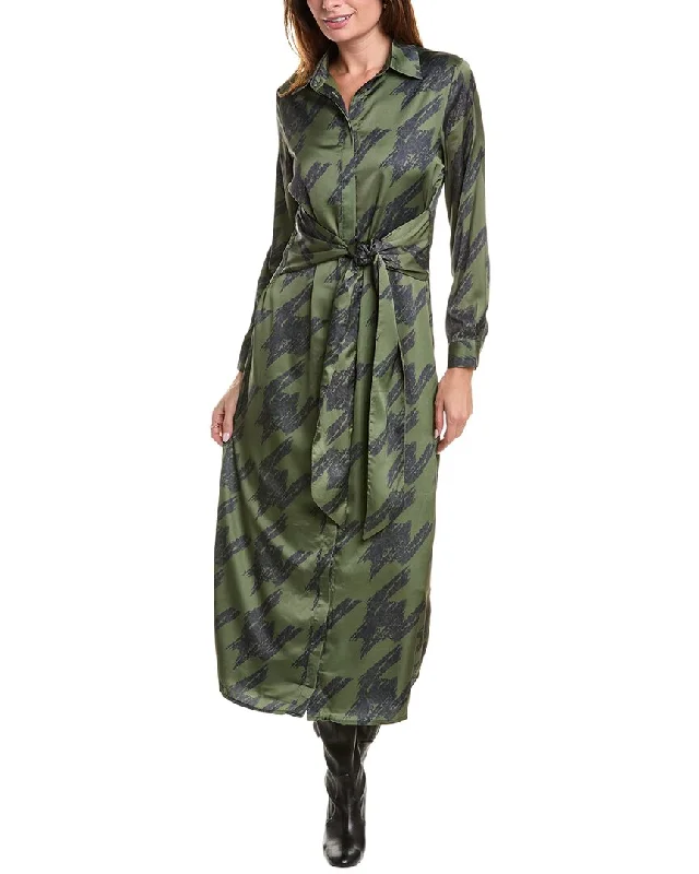 Women's shirt dress vacation -YAL New York Printed Shirtdress