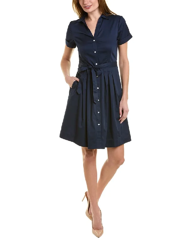 Women's shirt dress layered skirt -Brooks Brothers Shirtdress