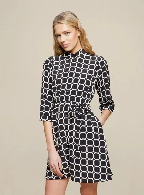 Ladies midi dress jersey -Button Down Midi Dress