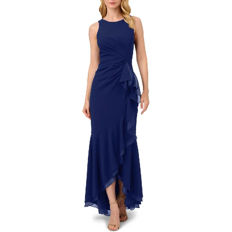 Ladies sleeveless dress beach -Womens Sleeveless Long Evening Dress