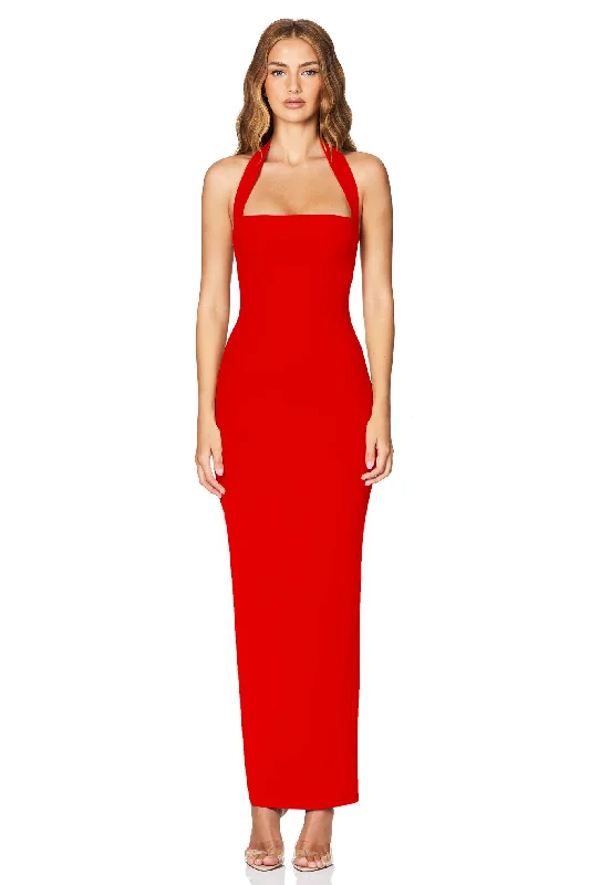 Women's maxi dress one shoulder -Boulevard Maxi