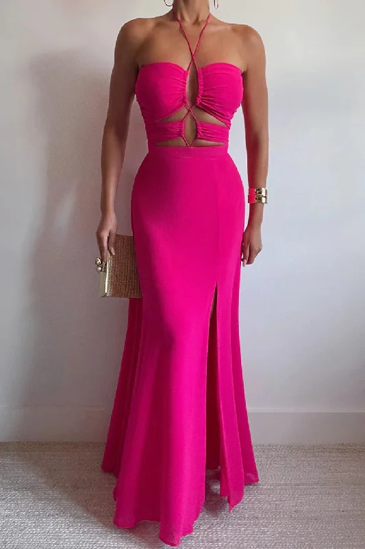 Women's maxi dress formal -Jay Maxi Dress - Fuchsia